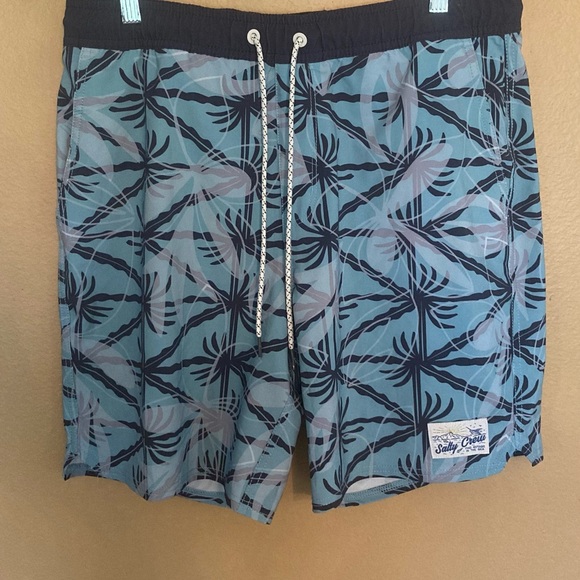 Salty Crew Tropical Patterned Swim Shorts - Picture 1 of 8